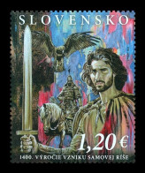 Slovakia 2023 Mih. 1003 Samo's Empire. Horse. Bird MNH ** - Ungebraucht