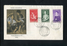 "SAARLAND" 1954, Mi. 354-356 "Volkshilfe" FDC (3985) - FDC