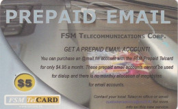 MICRONESIA - Prepaid Email, FSM Tel Prepaid Card $5, Used - Micronésie