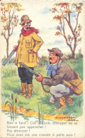 Carte Illustrateur Signé Jean Chaperon Chasseurs Rien A Faire Ces Canards Sauvages Ne Se Laisse Pas Approcher ! Chasse - Chaperon, Jean