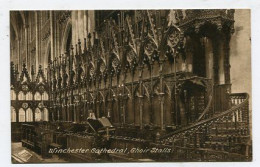 AK 187603 ENGLAND - Winchester Cathedral - Choir Stalls - Winchester