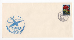 1975. YUGOSLAVIA,CROATIA,VARAŽDIN,10 YEARS OF AERO PICNIC,SPECIAL COVER AND CANCELLATION - Cartas & Documentos