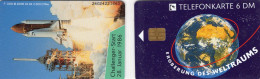 Challener-Start TK O 208 B/1994 ** 35€ 2.000 Exemplar USA Raumflug Mit Neuer Rakete 01/1986 TC NASA Phonecard Of Germany - Raumfahrt