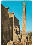 GREAT PYLON AND OBELISK.- LUXOR TEMPLE.-  LUXOR.- ( EGIPTO ) - Luxor