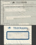 Telegram/ Telegrama - Santana, Leiria > Lisboa -|- Telegram With Envelope - Cartas & Documentos