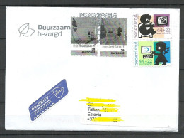 NEDERLAND NETHERLANDS 2023 Air Mail Cover To Estonia - Brieven En Documenten