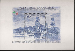 POLYNESIE - 1985 - Bloc Feuillet BF N°YT. 11 - Italia 85 - Neuf Luxe** / MNH / Postfrisch - Blocks & Sheetlets