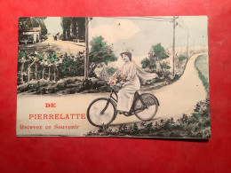 26/ De Pierrelatte Recevez Ce Souvenir Femme En Vélo - Pierrelatte