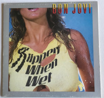 BON JOVI - Slippery When Wet - LP - 1986 - French Press - Hard Rock & Metal