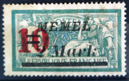 ALLEMAGNE - MEMEL                    N° 82                       OBLITERE - Memel (Klaipeda) 1923