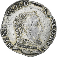 France, Henri II, Teston à La Tête Nue, 1561, Toulouse, Buste D, TTB, Argent - 1547-1559 Heinrich II.