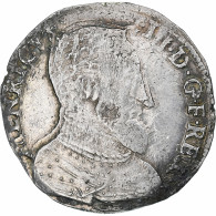 France, Henri II, Teston à La Tête Nue, 1559, La Rochelle, Buste Large, TTB - 1547-1559 Heinrich II.