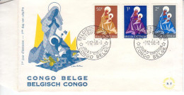 FDC Congo Belge 362-64 - Noël - Lettres & Documents