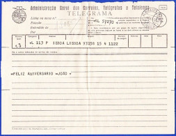 Telegram/ Telegrama - Lisboa > Lisboa -|- Postmark - Almirante Reis . Lisboa . 1950 - Covers & Documents