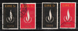 IRELAND Scott # 266-7 Used 2 Sets - Human Rights Year B - Usados