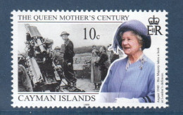 Cayman Islands, Iles Caïmans, **, Yv 830, Mi 822, Centenaire De La Reine Mère, - Cayman Islands