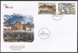 2017 Turkey Europa: Castles FDC Set - 2017