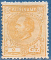 Suriname 1873 (1885) 2 C M Unused No Gum - Suriname ... - 1975