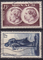 MONACO -  2 Valeurs De 1951 - Used Stamps