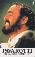 RR RARE Télécarte JAPON / 290-50018 - MUSIQUE - TENOR LUCIANO PAVAROTTI / ITALY - MUSIC JAPAN Free Phonecard - MUSIK TK - Musique