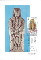 ESPAGNE - CARTE MAXIMUM - Yvert N° 1829 - EUROPA 1974 - La DAME OFFRANTE - Maximum Cards