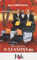 TC JAPON / 110-180632 - MUSIQUE - LUCIANO PAVAROTTI / JAL JAPAN AIRLINES MUSIC Free Phonecard - MUSIK / Italy - Musik