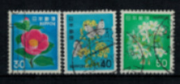 Japon - "Fleurs" - Série Oblitérée N° 1343 à 1345 De 1980 - Used Stamps