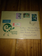 Hungary.1982.reg Cover.to Argentina.tennis Youth.europa Cup Yv 2797&defs.+ Cover Illustration.e8 Reg.post.commem 1or2. - Briefe U. Dokumente