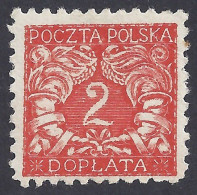 POLONIA 1919 - Yvert T13** - Tasse | - Strafport