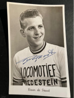 Daan De Groot - SIGNEE - Locomotief Vredestein - Carte / Card - Cyclist - Cyclisme - Ciclismo -wielrennen - Cyclisme