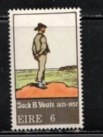 IRELAND Scott # 309 MH - An Island Man By Jack B Yeats - Nuovi