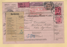 Autriche - Bulletin En Contre Remboursement Destination Suisse - 1901 - Entier Postal - Wien - Brieven En Documenten