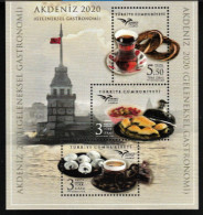 (4478-80) EUROMED 2020 (TRADITIONAL GASTRONOMY) Sheet MNH** - Ongebruikt