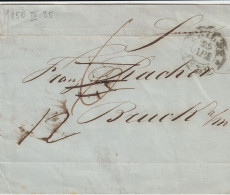 AS36  --  MARIAZELL Nach BRUCK A / M  --   PREFILATELIC FOLDED LETTER  -  FALTBRIEF  --  1850 - ...-1850 Prephilately