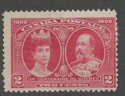 25434) Canada  Mint Hinge * 1908 - Nuovi