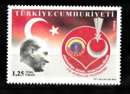 (4120) TURKEY 175th ANNIVERSARY OF THE FOUNDATION OF THE GENDARMERIE GENERAL COMMAND MNH ** - Neufs