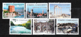 (4015-20 ) TURKEY CONTINUOUS POSTAGE STAMPS WITH THE THEME OF TURISM ANTALYA MNH** - Unused Stamps