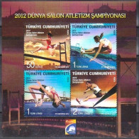 (3933-36) TURKEY WORLD INDOOR ATHLETICS CHAMPIONSHIPS STAMPS SHEET MNH** - Neufs