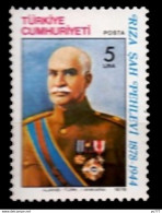 (2445) TURKEY THE BIRTH CENTENARY OF RIZA SHAH PAHLAVI OF IRAN MNH** - Unused Stamps