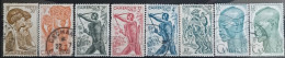 Cameroun  1946,  YT N°279,82,85-86,88,91-93  O,  Cote YT 3,3€ - Usati