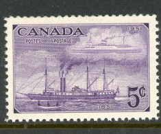 Canada MNH  1951 Steamships Of 1851-1951 - Neufs