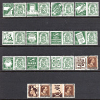 Belgique 1936 14 Timbres* N°425/427 Avec Publicités Différentes B/TB 5 € - Neufs