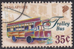 Specimen, Singapore Sc784 Early Transport, Trolley Bus - Busses