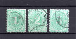 Australia 1902 Old Shilling Postage-due Stamps (Michel 10/12 II) Nice Used - Strafport