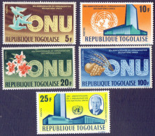 TOGO - UNO - GRAPES  FLOWERS - **MNH - 1966 - Vins & Alcools