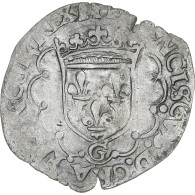 France, François Ier, Douzain à La Croisette, Poitiers, TB+, Billon - 1515-1547 Franz I. Der Ritterkönig