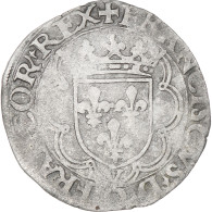 France, François Ier, Douzain à La Croisette, Turin, TB+, Billon, Gadoury:254 - 1515-1547 Francisco I