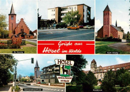 73943942 Hoesel_Ratingen Kirche Hochhaus Gemeindezentrum Waldklinik - Ratingen