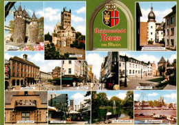 73943908 Neuss Obertor Muenster Jesuitentuermchen Rathaus Stadtzentrum Glockensp - Neuss