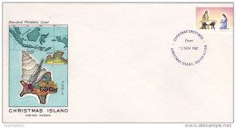 Christmas Island 1981 Christmas Greetings Souvenir Cover - Christmas Island